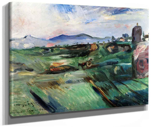 Roman Landscape By Lovis Corinth