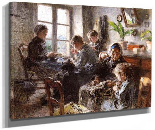 Seamstresses By Leon Augustin Lhermitte