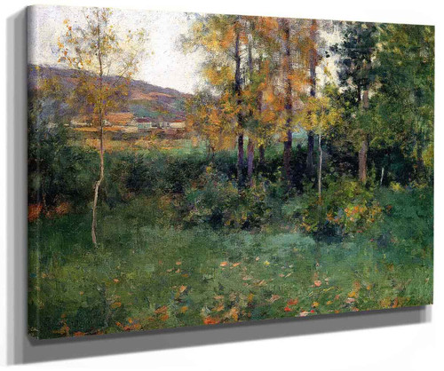 Spring Landscape Giverny By Willard Leroy Metcalf