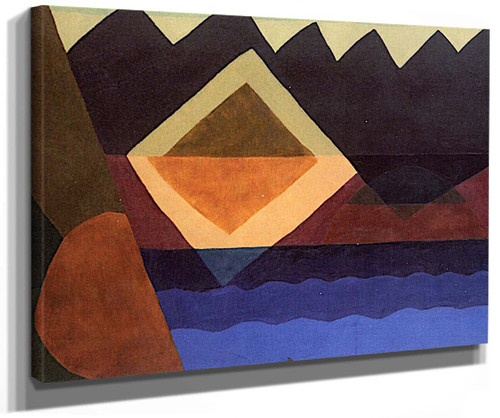 Square On The Pond By Arthur Garfield Dove