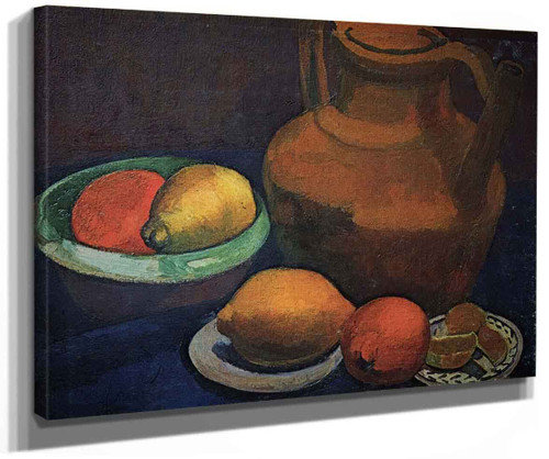 Still Life With Clay Pitcher By Paula Modersohn Becker