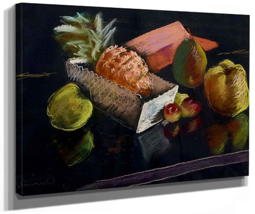 Still Life With Fruit By Isaac Grunewald