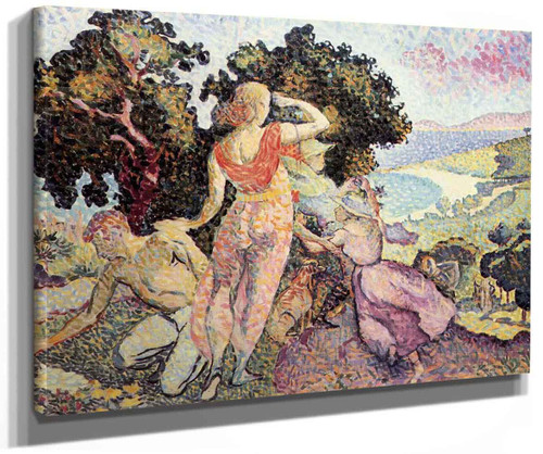 Study For 'The Clearing By Henri Edmond Cross Reproduction