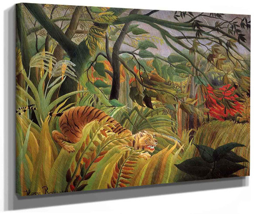 Surprised! By Henri Rousseau