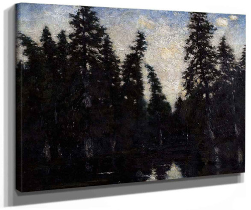 The Black Spruces By Carl Fredrik Hill