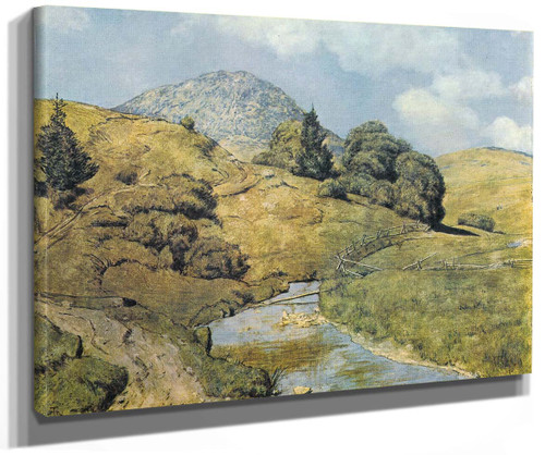 The Blössling In Bernau By Hans Thoma The Blössling In Bernau By Hans Thoma