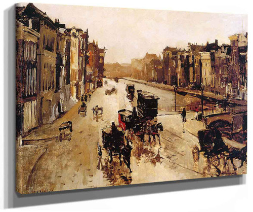 The Canal Rokin In Amterdam By George Hendrik Breitner