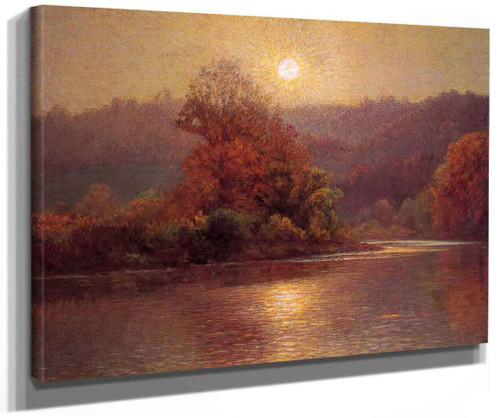 The Closing Of An Autumn Day By John Ottis Adams