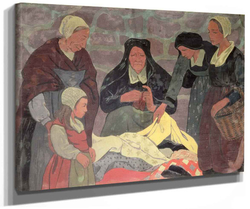 The Fabric Seller By Paul Serusier The Fabric Seller By Paul Serusier