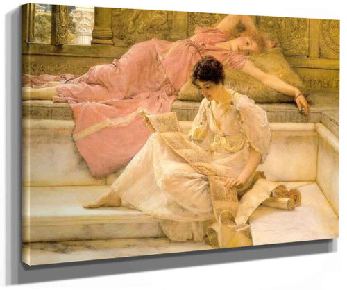 The Favourite Poet (Also Known As The Favourite Author) By Sir Lawrence Alma Tadema