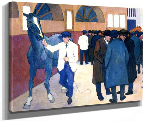 The Horse Mart (Barbican No. 2) By Robert Bevan