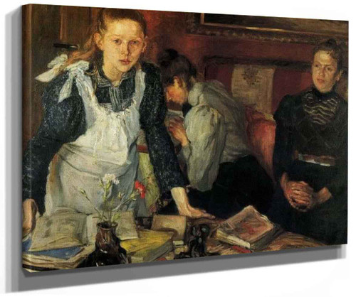 The Lesson By Fritz Von Uhde