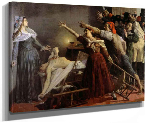 The Murder Of Marat (Also Known As Lassassinat De Marat) By Jean Joseph Weerts