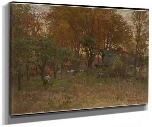 The Old Roundy House At Neponset River By John Joseph Enneking