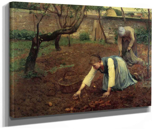 The Potato Gatherers By Guy Orlando Rose