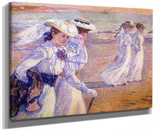 The Promenade (Also Known As The Stroll Women On The Beach) By Theo Van Rysselberghe