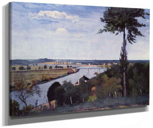 The Seine (Also Known As Landscape In Bois Le Roi) By Carl Fredrik Hill