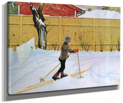 The Skier By Carl Larssonv