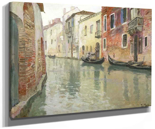 The Venetian Canal By Fritz Thaulow