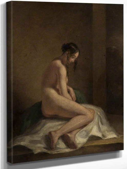 Female Nude Study By William Etty By William Etty