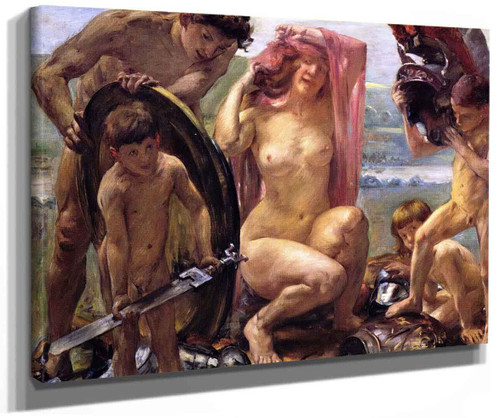 The Weapons Of Mars By Lovis Corinth