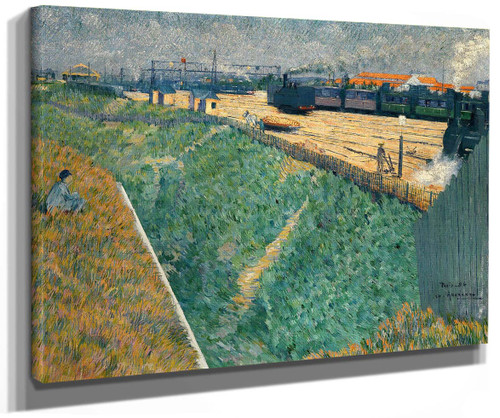 The Western Railway At Its Exit From Paris By Charles Angrand