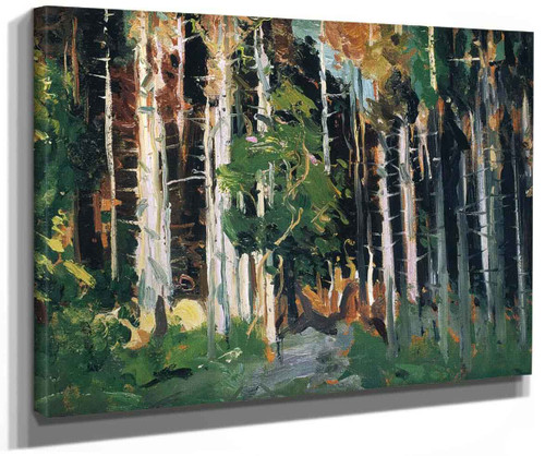 Through The Trees By George Wesley Bellows