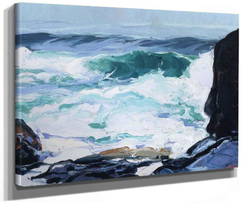 Tide Ledge By George Wesley Bellows