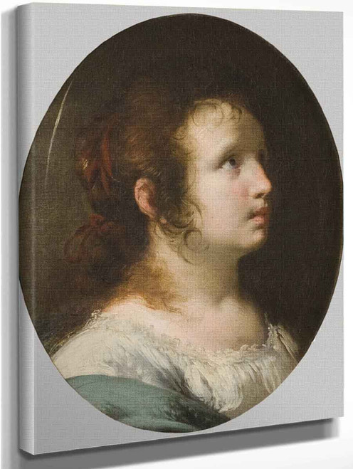 Female Saint By Bernardo Strozzi