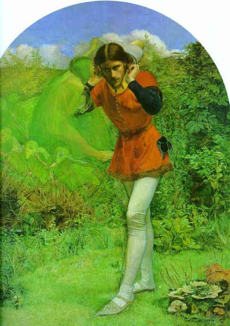 Ferdinand And Ariel By Sir John Everett Millais