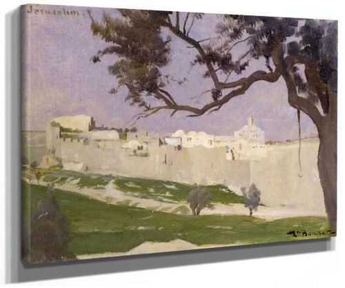 View Of Jerusalem By Leon Joseph Florentin Bonnat