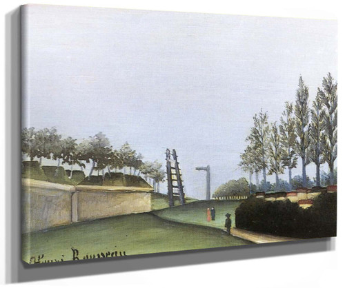 View Of The Fortifications From The Porte De Vanves By Henri Rousseau