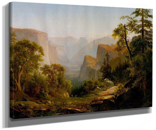 View Of The Yosemite Valley In California By Thomas Hill