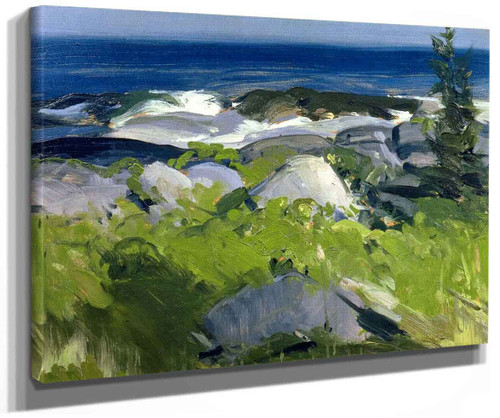 Vine Clad Shore Monhegan Island By George Wesley Bellows