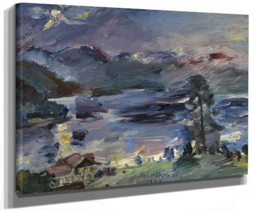 Walchensee The Rising Moon By Lovis Corinth