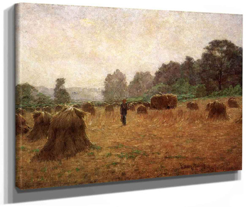 Wheat Wain Afield By John Ottis Adams