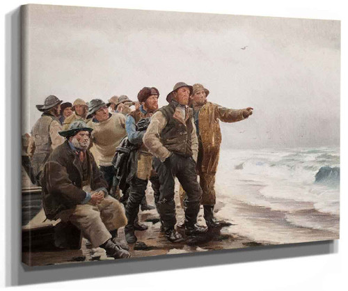Will He Round The Point By Michael Peter Ancher