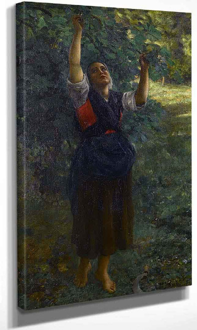 Cueilleuse De Figues (Fig Picker) By Jules Adolphe Breton