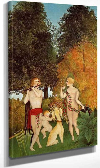 Happy Quartet By Henri Rousseau Happy Quartet By Henri Rousseau