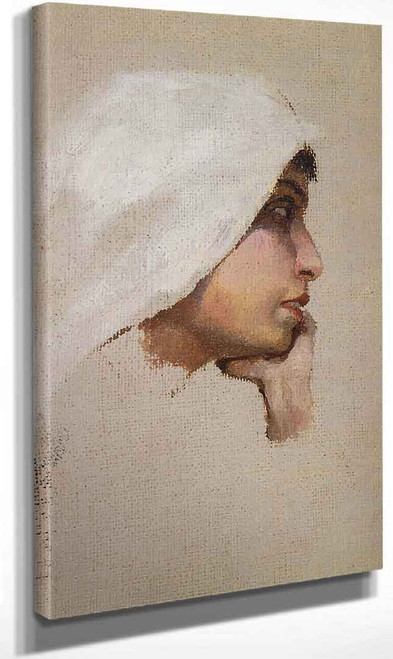 Head Of A Young Woman By Vasily Polenov