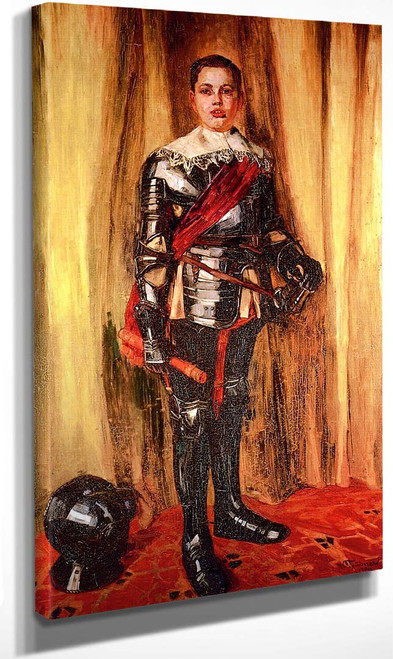 Jörg Trübner In Rüstung By Wilhelm Trubner