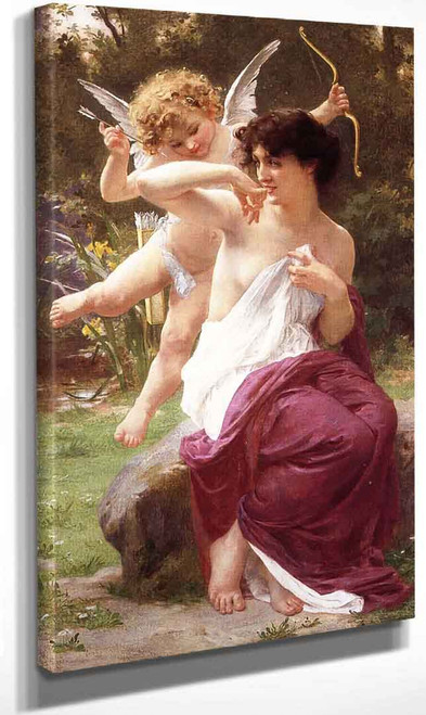 Loves Target (Also Known As Venus And Cupid) By Guillaume Seignac Loves Target (Also Known As Venus And Cupid) By Guillaume Seignac