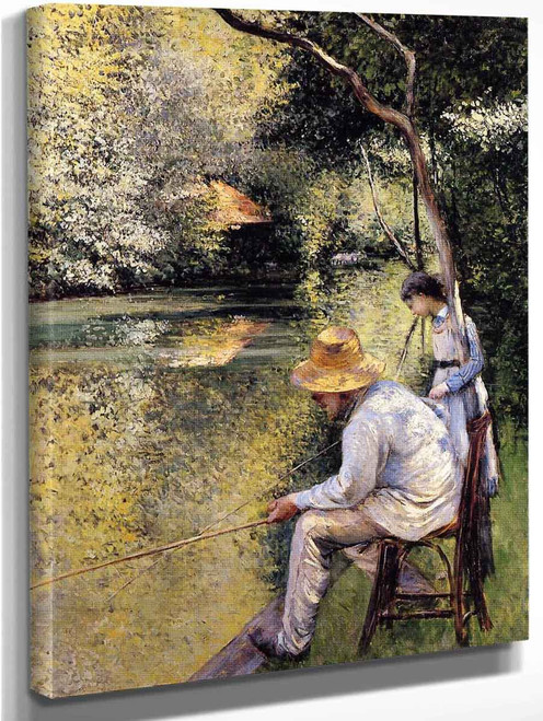 Fishing By Gustave Caillebotte