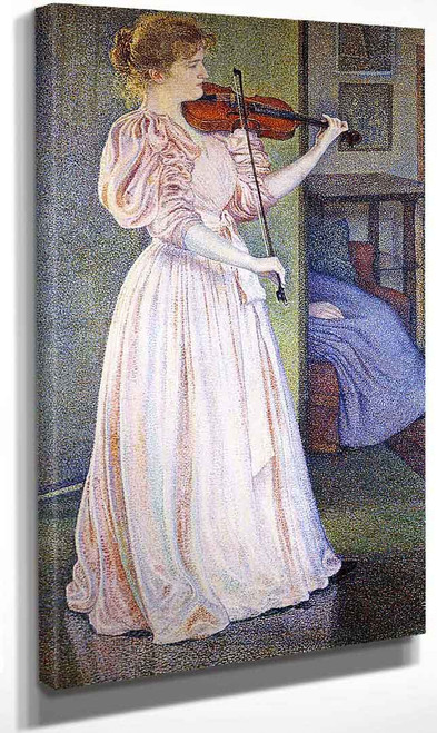 Portrait Of Irma Sethe By Theo Van Rysselberghe