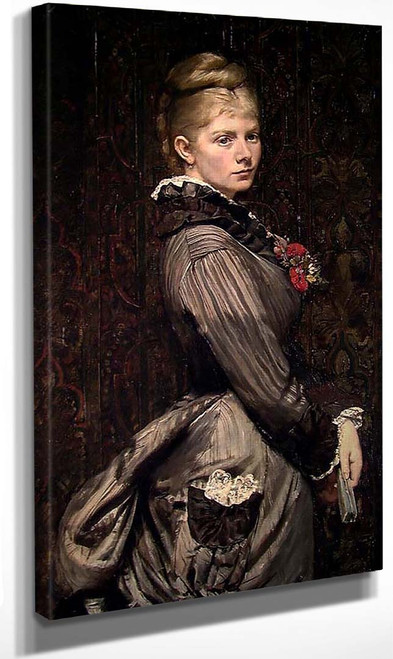 Portrait Of Lucy Parr Egeberg By Christian Krohg