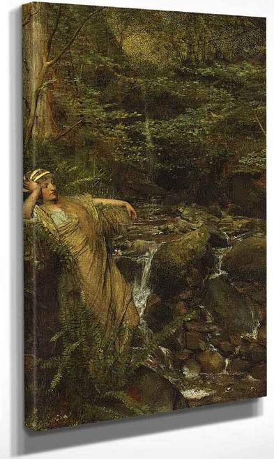 Reverie (Also Known As Waterfall Nymph) By Sir Lawrence Alma Tadema