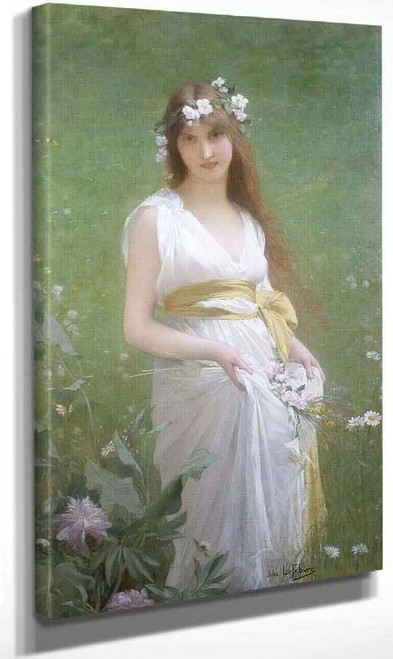 Springtime 1 By Jules Joseph Lefebvre