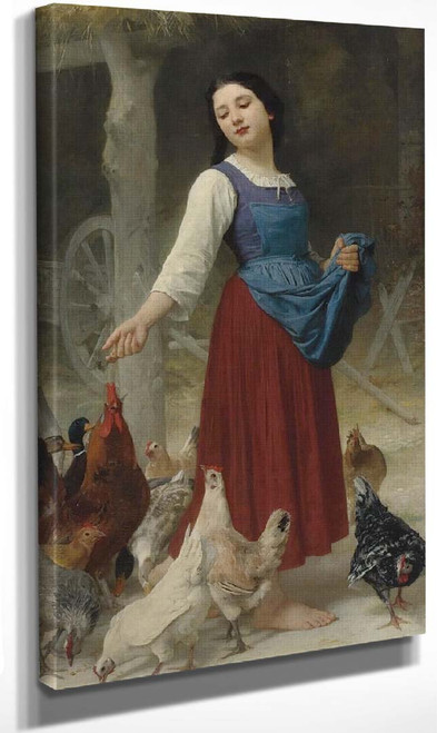 The Farmer’s Daughter By Elizabeth Jane Gardner Bouguereau