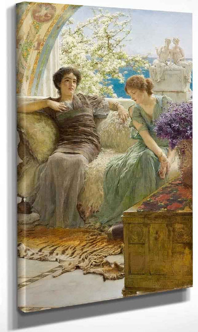 Unwelcome Confidences By Sir Lawrence Alma Tadema