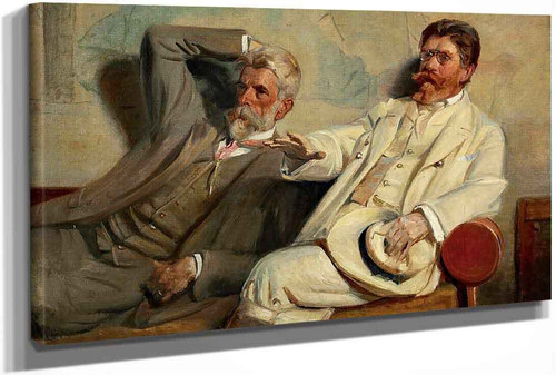 Art Critics (Study) by Michael Peter Ancher